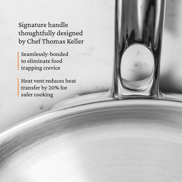 Hestan ProBond® Luxe 7-Piece Polished Professional Clad Stainless Steel Cookware Set (V09657) - iFoodservice Online