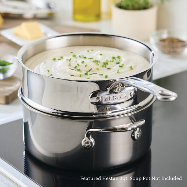 Hestan Provisions 3-Quart Stainless Steel Double Boiler Insert (71052) - iFoodservice Online