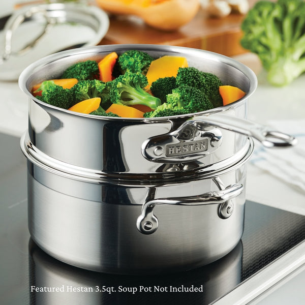 Hestan Provisions 3-Quart Stainless Steel Steamer Insert (71047) - iFoodservice Online
