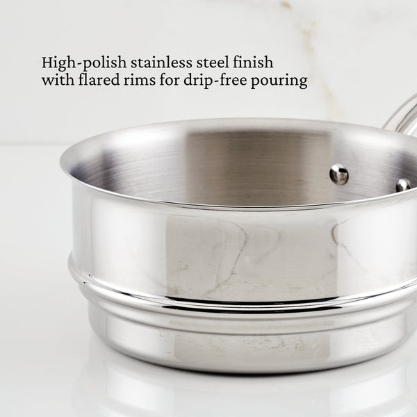 Hestan Provisions 3-Quart Stainless Steel Steamer Insert (71047) - iFoodservice Online