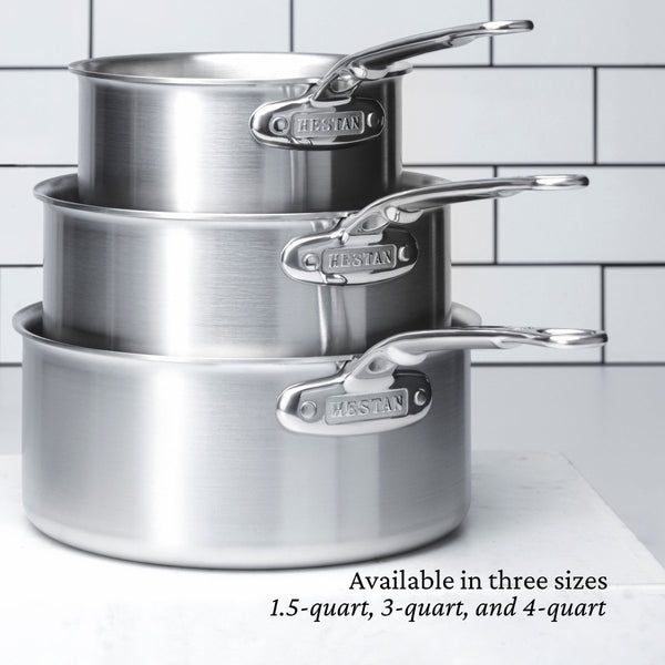 Hestan Thomas Keller Insignia™ 3-Quart Stainless Steel Saucepan (31018) - iFoodservice Online