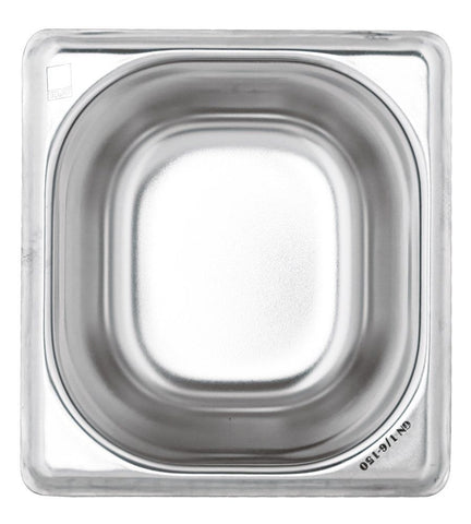 KAPP HS Gastro Food Pan 1/6 7x6.5" - 4" 31016100 (Pack of 40) - iFoodservice Online
