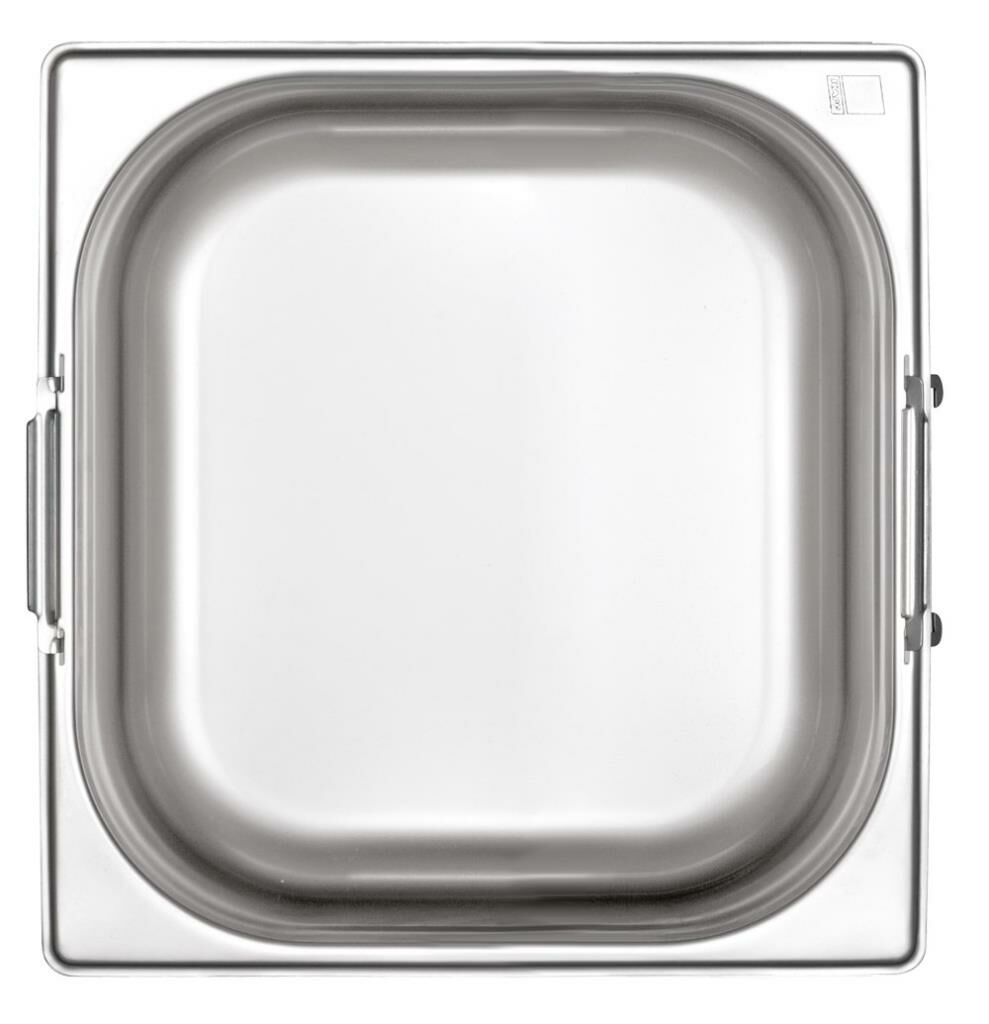 KAPP HS Gastro Food Pan With Handle 1/6 7x6.5" - 4" 31116100 (Pack of 30) - iFoodservice Online