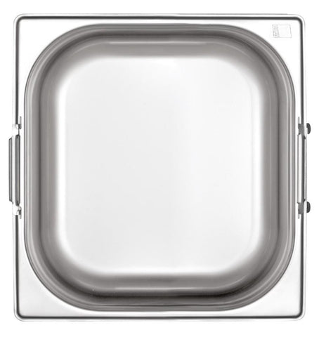 KAPP HS Gastro Food Pan With Handle 1/6 7x6.5" - 6" 31116150 (Pack of 30) - iFoodservice Online
