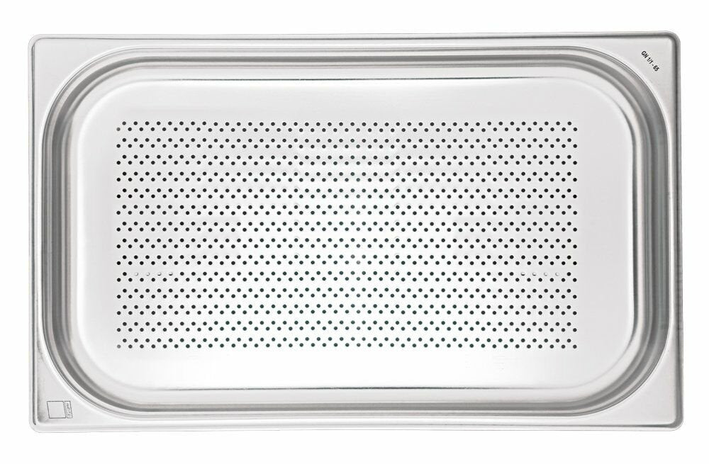 KAPP HS Gastro Perforated Food Pan 1/1 20x13" - 4" 30911100 (Pack of 10) - iFoodservice Online