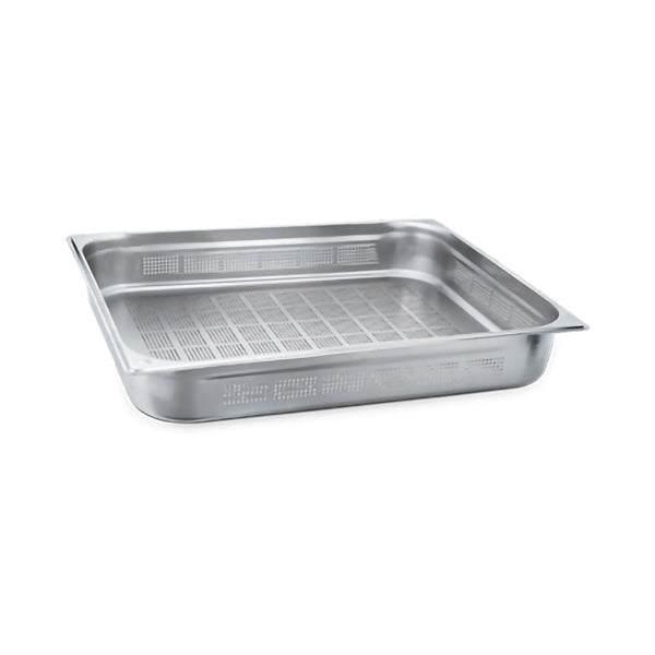 KAPP HS Gastro Perforated Food Pan 2/1 25x20" - 0.7" 30921020 (Pack of 10) - iFoodservice Online