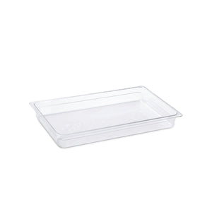 KAPP HS Gastro Polycarbonate Food Pan Clear 1/1 20x13" - 2.5" - Pack of 06(46011065) - iFoodservice Online