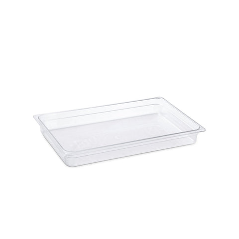 KAPP HS Gastro Polycarbonate Food Pan Clear 1/1 20x13" - 2.5" - Pack of 06(46011065) - iFoodservice Online