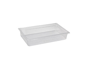 KAPP HS Gastro Polycarbonate Food Pan Clear 1/1 20x13" - 4" - Pack of 6 (46011100) - iFoodservice Online