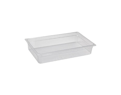 KAPP HS Gastro Polycarbonate Food Pan Clear 1/1 20x13" - 4" - Pack of 6 (46011100) - iFoodservice Online