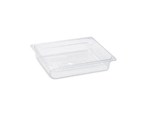 KAPP HS Gastro Polycarbonate Food Pan Clear 1/2 13x10" - 2.5" 46012065 (Pack of 12) - iFoodservice Online