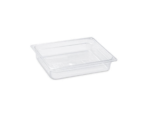 KAPP HS Gastro Polycarbonate Food Pan Clear 1/2 13x10" - 2.5" 46012065 (Pack of 12) - iFoodservice Online