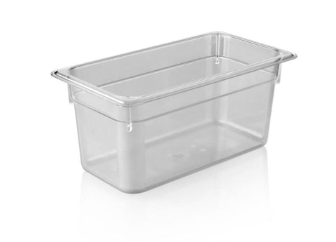 KAPP HS Gastro Polycarbonate Food Pan Clear 1/3 13x7" - 6" 46013150 (Pack of 12) - iFoodservice Online