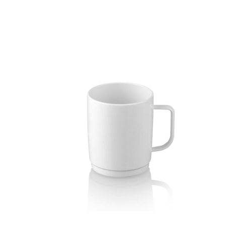 KAPP HS Gastro POLYCARBONATE MUG WHITE 10 Oz 46015300 (Pack of 50) - iFoodservice Online