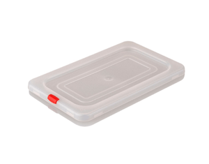 KAPP HS Gastro Polyprophylene Food Storage Container Lid 1/4 10.5x6.5" 46021014 (Pack of 12) - iFoodservice Online
