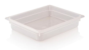 KAPP HS Gastro Polypropylene Food Storage Container 1/2 13x10" - 2.5" (Pack of 12) 46022065 - iFoodservice Online