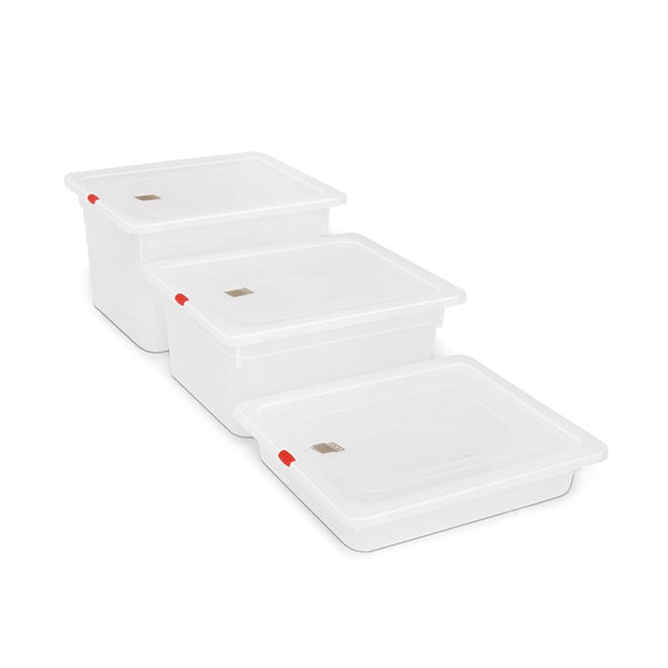 KAPP HS Gastro Polypropylene Food Storage Container 1/2 13x10" - 2.5" (Pack of 12) 46022065 - iFoodservice Online