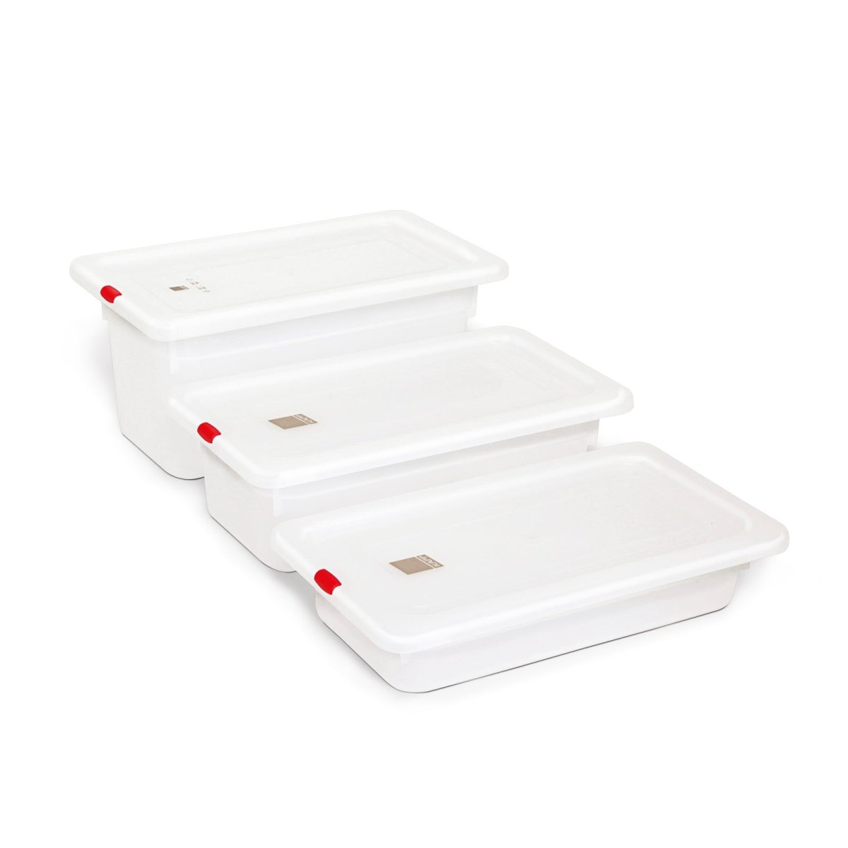 KAPP HS Gastro Polypropylene Food Storage Container 1/6 7x6.5" - 4" (Pack of 12) 46026100 - iFoodservice Online