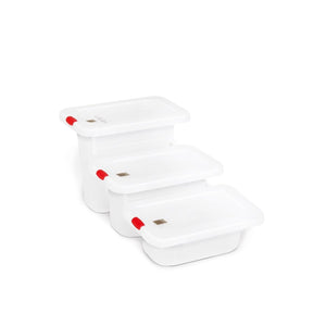 KAPP HS Gastro Polypropylene Food Storage Container 1/9 7x4" - 2.5" (Pack of 12) 46029065 - iFoodservice Online