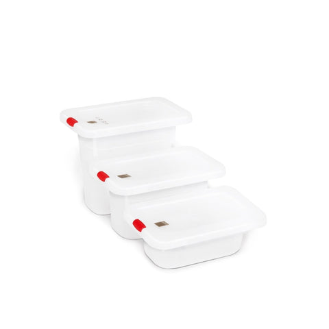 KAPP HS Gastro Polypropylene Food Storage Container 1/9 7x4" - 2.5" (Pack of 12) 46029065 - iFoodservice Online