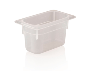 KAPP HS Gastro Polypropylene Food Storage Container 1/9 7x4" - 4" 46029100 (Pack of 12) - iFoodservice Online