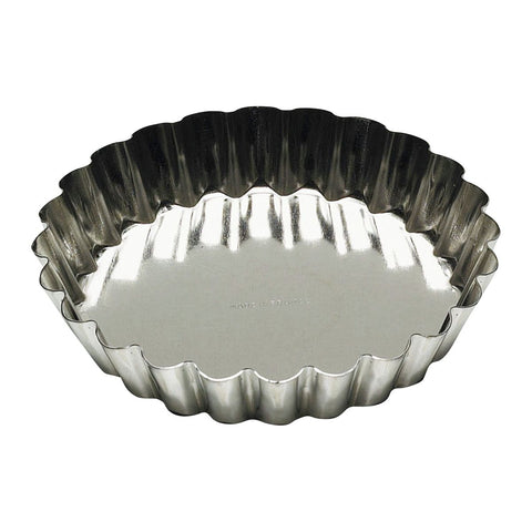 Louis Tellier Gobel Discontinued - Petits - Fours Tin Round Plain Mold 1 3/8''D - Pack Of 12 (193610) - iFoodservice Online