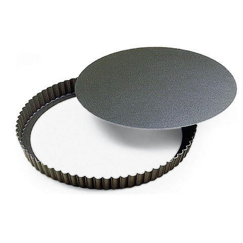 Louis Tellier Gobel Non - Stick Med Deep And Fluted Loose Bottom (226642) - iFoodservice Online