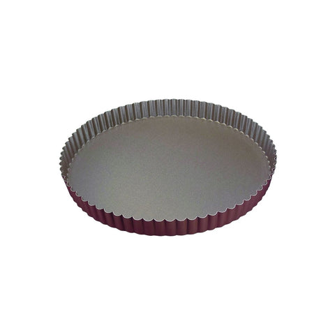 Louis Tellier Gobel Non - Stick Round Fluted Tart Mold Diam 8 5/8'' X 1'' H (226322) - iFoodservice Online