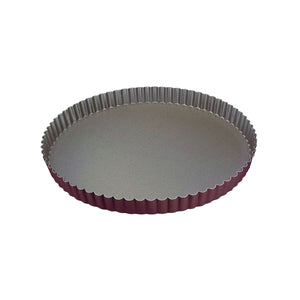 Louis Tellier Gobel Non - Stick Round Fluted Tart Mould Diam 9 1/2'' X 1'' H (226330) - iFoodservice Online