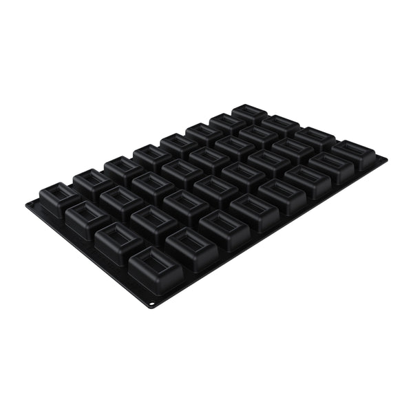 Louis Tellier Silikomart 60x40 - N.32 Rectangle Savarin 78x51 H 28mm (SQ089) - iFoodservice Online