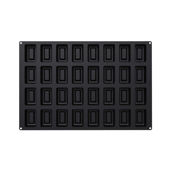 Louis Tellier Silikomart 60x40 - N.32 Rectangle Savarin 78x51 H 28mm (SQ089) - iFoodservice Online