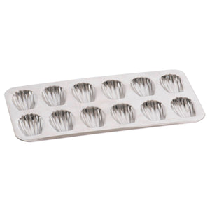 Louis Tellier Tin Madeleine Baking Sheet 15 1/2''X 7 7/8'' (164710) - iFoodservice Online