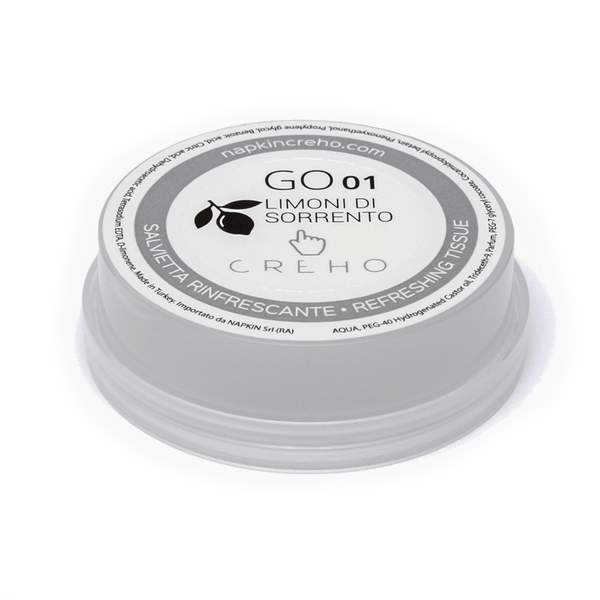 Napkin Go Sorrento Lemons Disposable Wet Wipes - iFoodservice Online