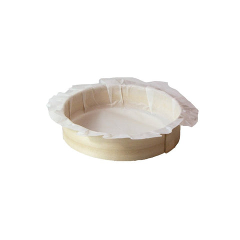 Packnwood BAKE - A - RING Baking Ring with Baking Paper Liner Integrated 24oz D:6.2in H:1.4in - iFoodservice Online