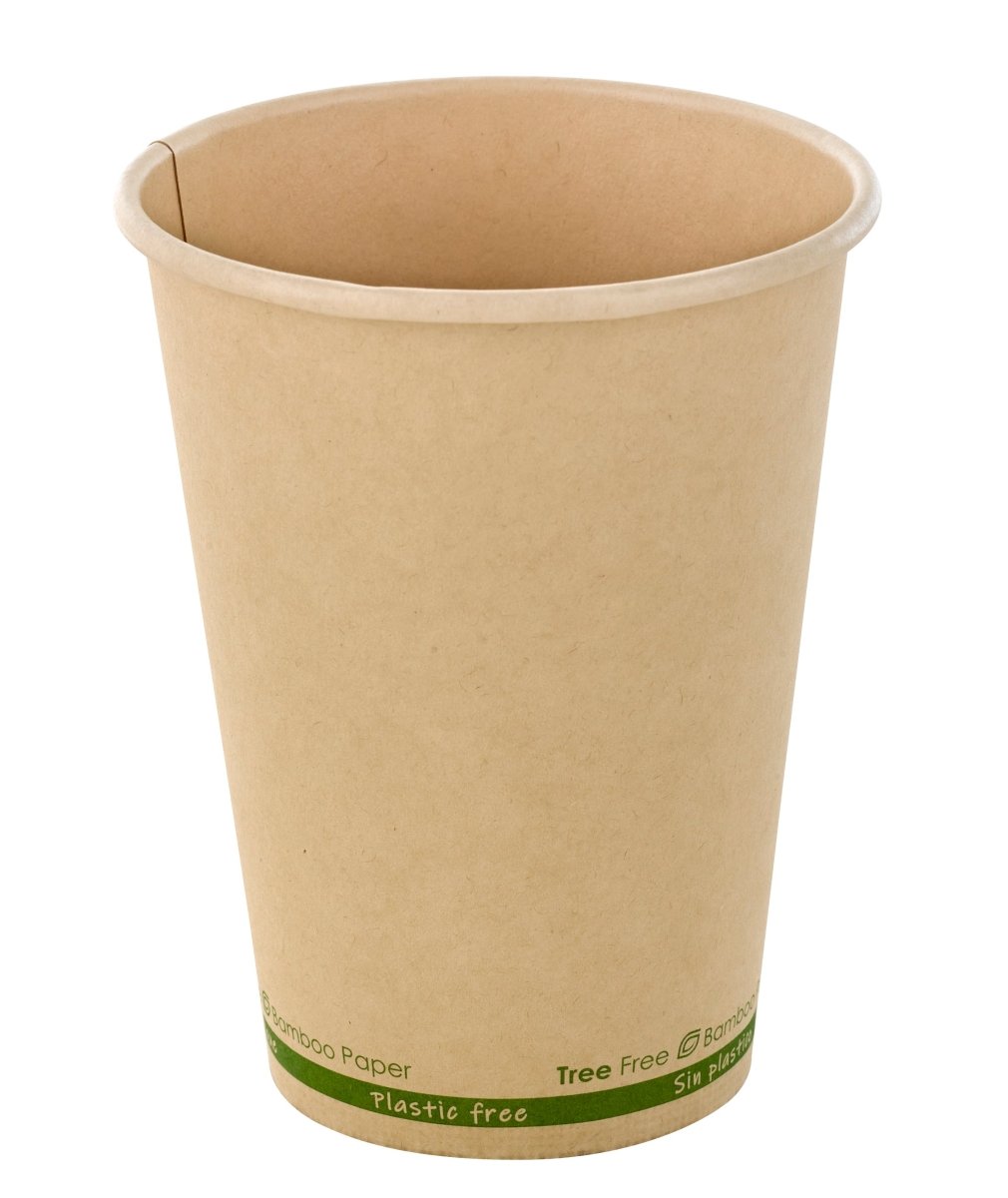 Packnwood Bamboo Fiber Cup Plastic Free 12oz D:3.5in H:4.3in - iFoodservice Online