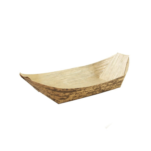 Packnwood Bamboo Leaf Boat 0.5oz L:3.5in W:1.7in H:0.5in - iFoodservice Online