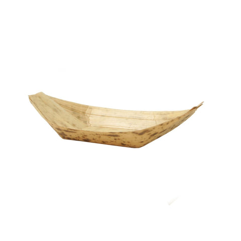 Packnwood Bamboo Leaf Boat 0.5oz L:3in W:1.6in H:0.4in - iFoodservice Online
