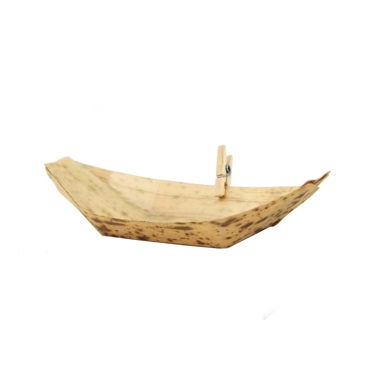 Packnwood Bamboo Leaf Boat 1.5oz L:3.7in W:2.1in H:0.6in - iFoodservice Online