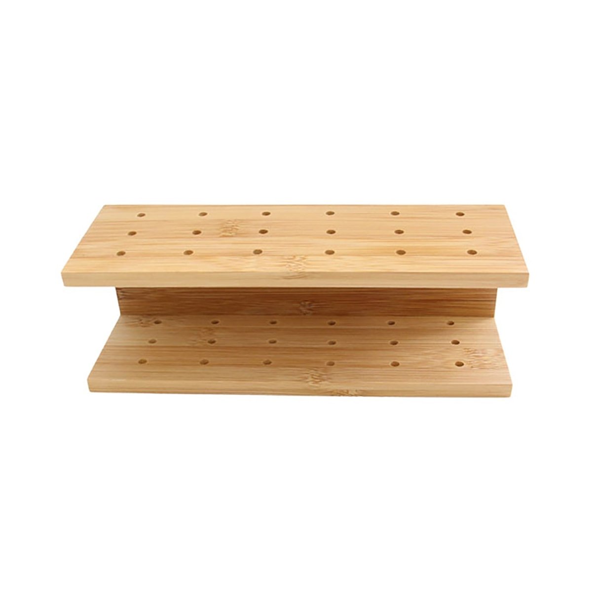 Packnwood Bamboo Reusable Cake Pop Stand 18 Holes L:7.9in H:2.75in - iFoodservice Online