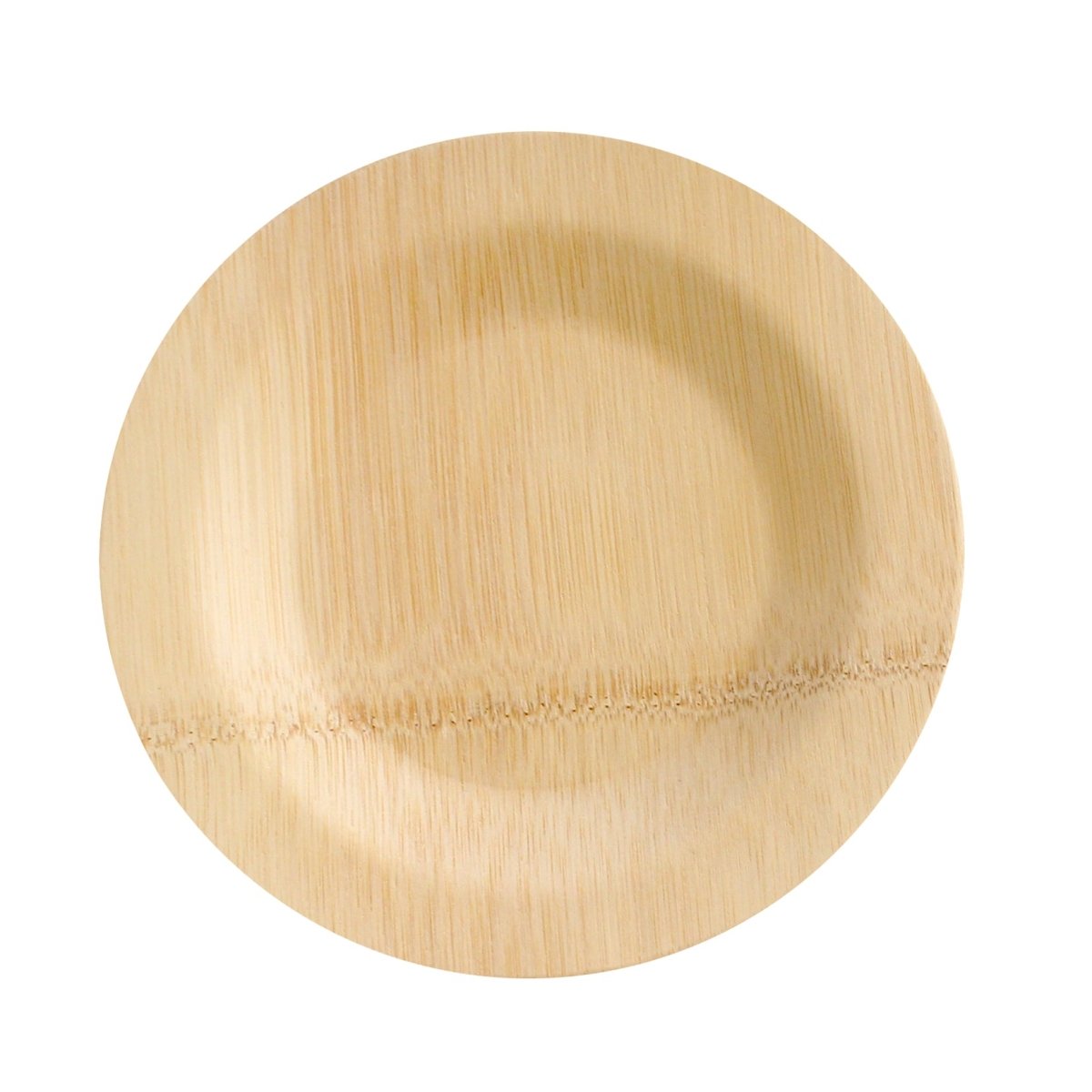 Packnwood Bamboo Veneer Round Plate D:7in - iFoodservice Online
