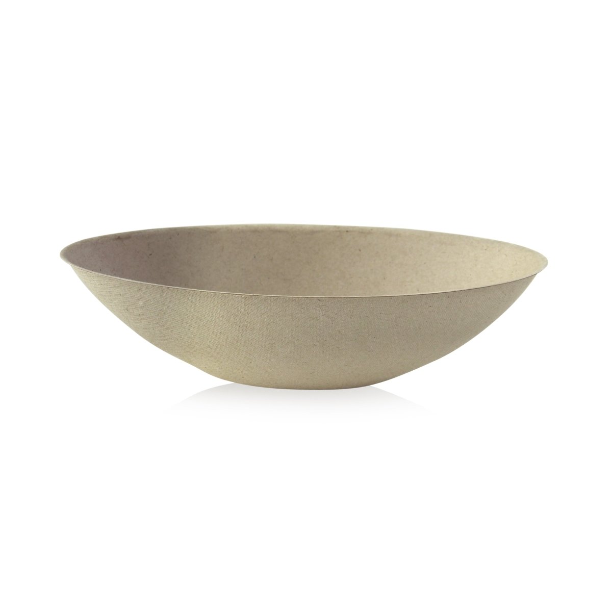 Packnwood Bio n Chic Brown Oval Sugarcane Bowl (No added PFAs) 51oz L:10.6in W:6.2in - iFoodservice Online