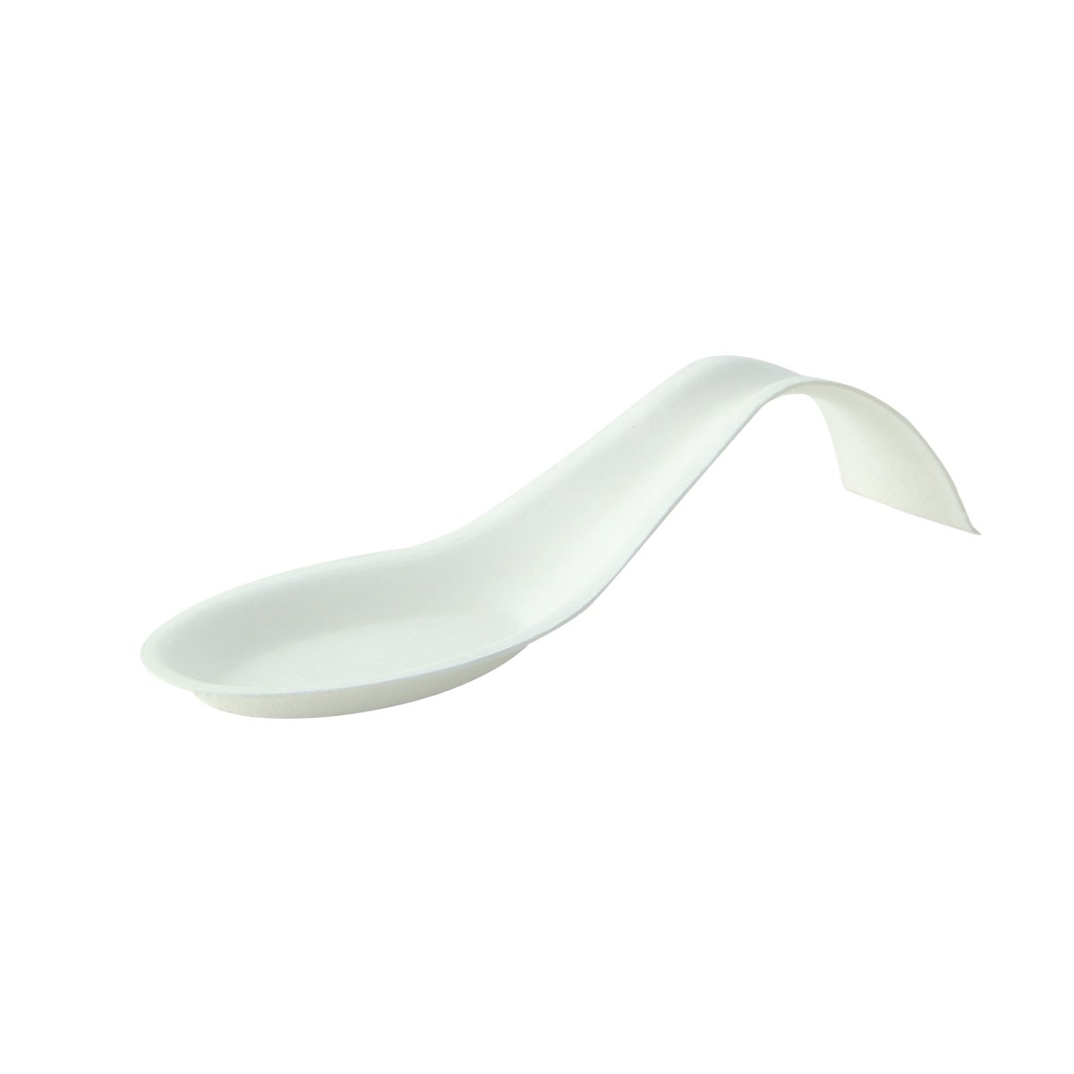 Packnwood Bio n Chic Little spoon White Sugarcane Dish 0.3oz L:4.9inin W:1.1in - iFoodservice Online