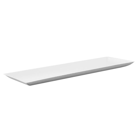 Packnwood Bio n Chic Rectangular Sugarcane Plate (No added PFAs) L:10.6in W:3.5in H:0.48in - iFoodservice Online