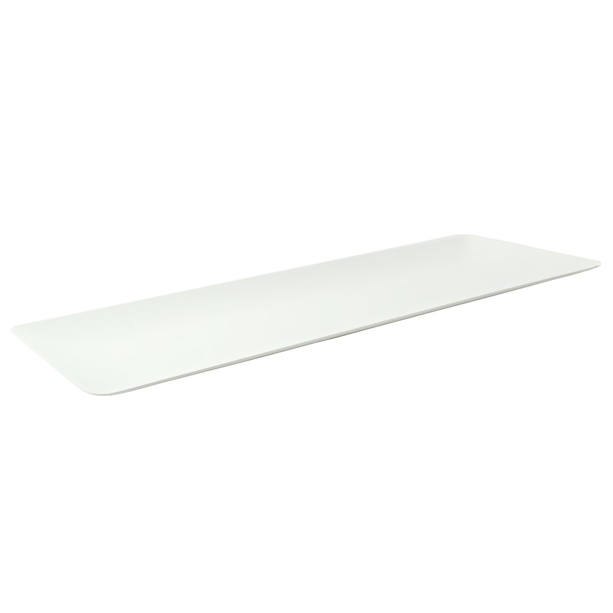 Packnwood Bio n Chic Rectangular White Sugarcane Tray L:15.7in W:6in H:0.45in - iFoodservice Online