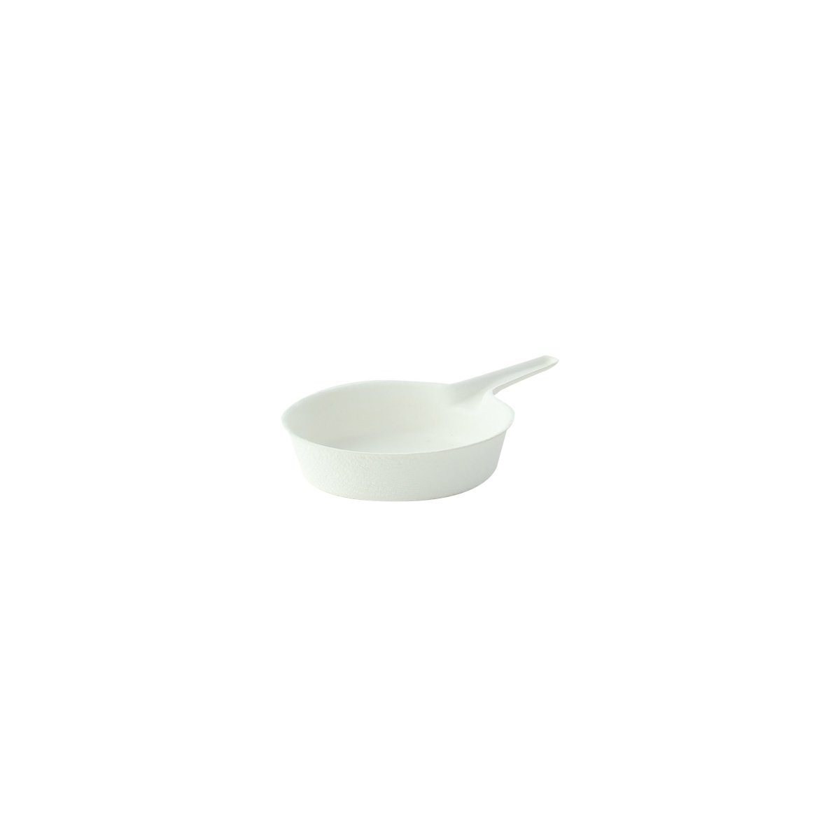 Packnwood Bio n Chic Shallow pan White Sugarcane Dish 1.5oz D:2.2in L:3.6in H:0.6in - iFoodservice Online