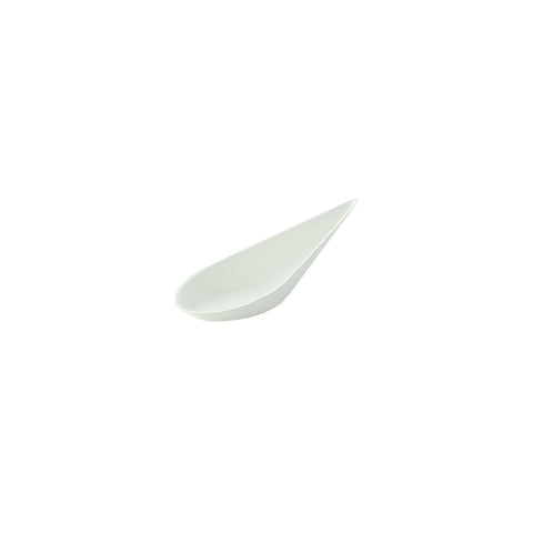 Packnwood Bio n Chic Spoon White Sugarcane Dish L:4in W:1.5in H:1.15in - iFoodservice Online