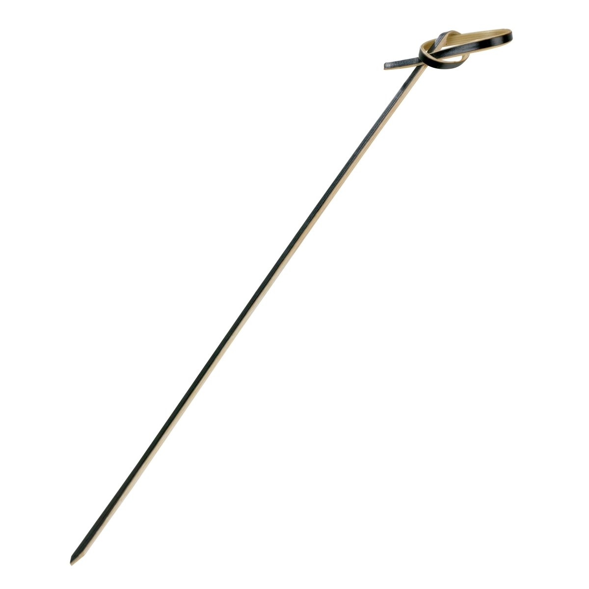Packnwood Black Looped Bamboo Skewer L:5.9in - iFoodservice Online