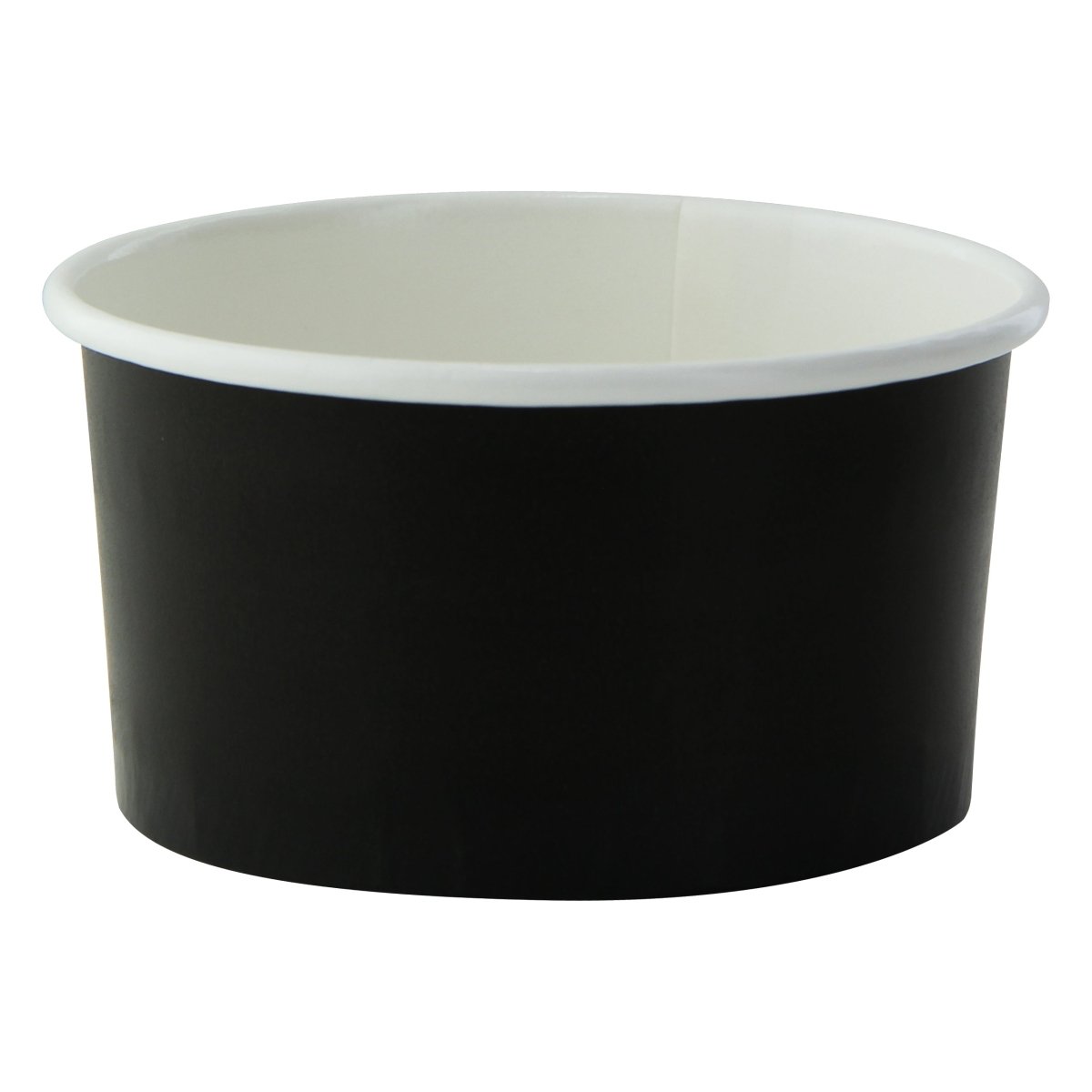 Packnwood Black Paper Cup 4.5oz D:3.15in H:1.8in - iFoodservice Online