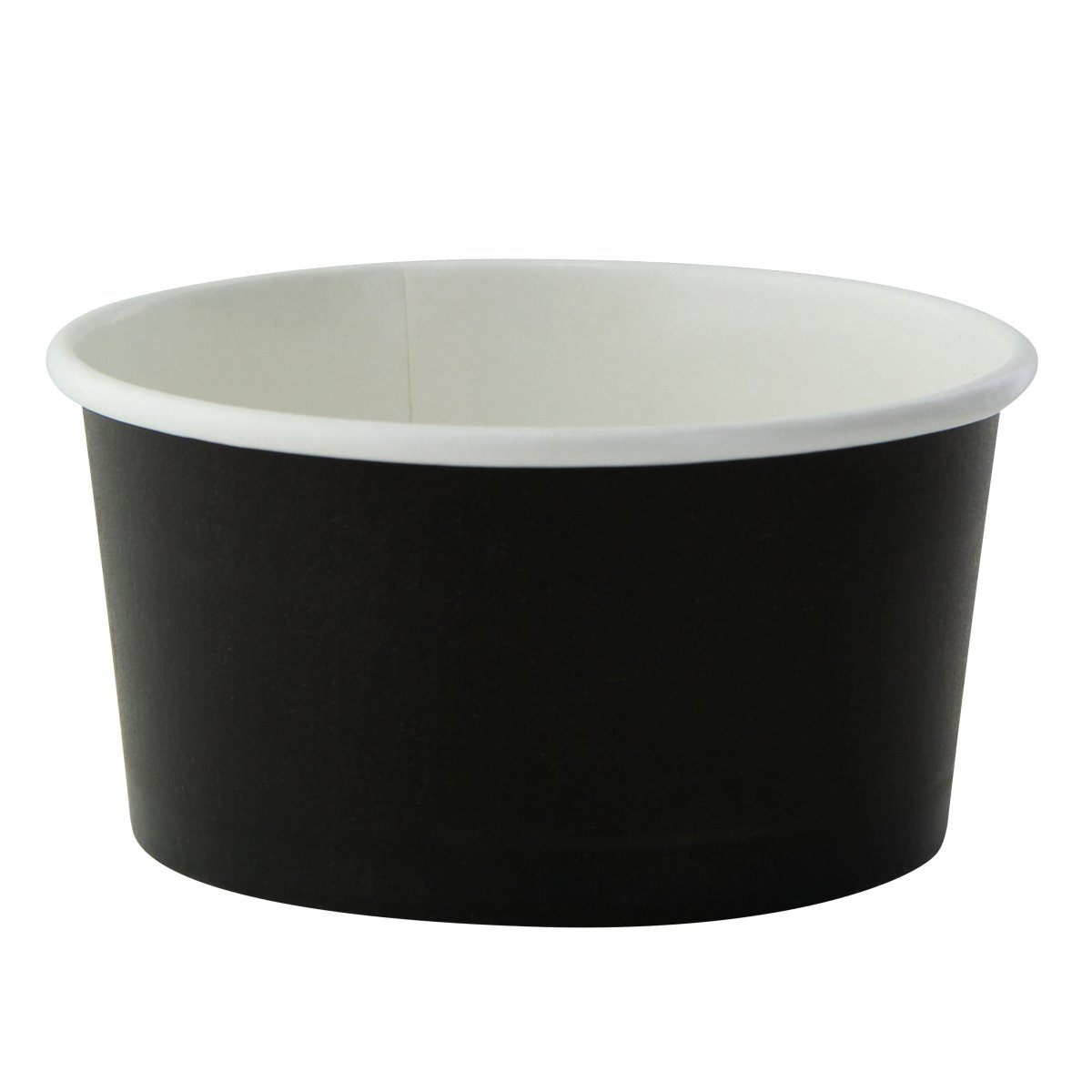 Packnwood Black Paper Cup 7oz x D:3.5in H:2in - iFoodservice Online