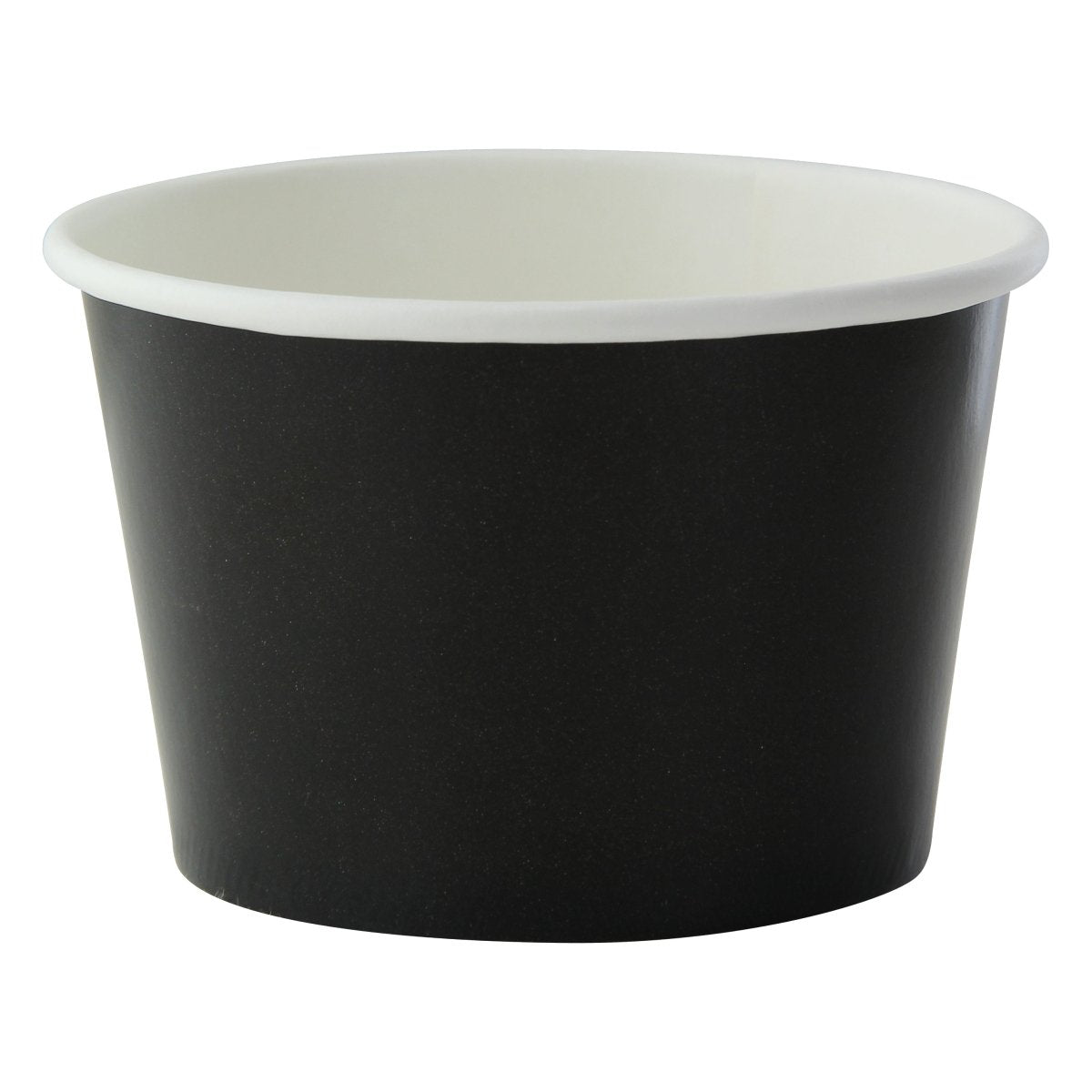 Packnwood Black Paper Cup 9oz D:3.7in H:2.8in - iFoodservice Online
